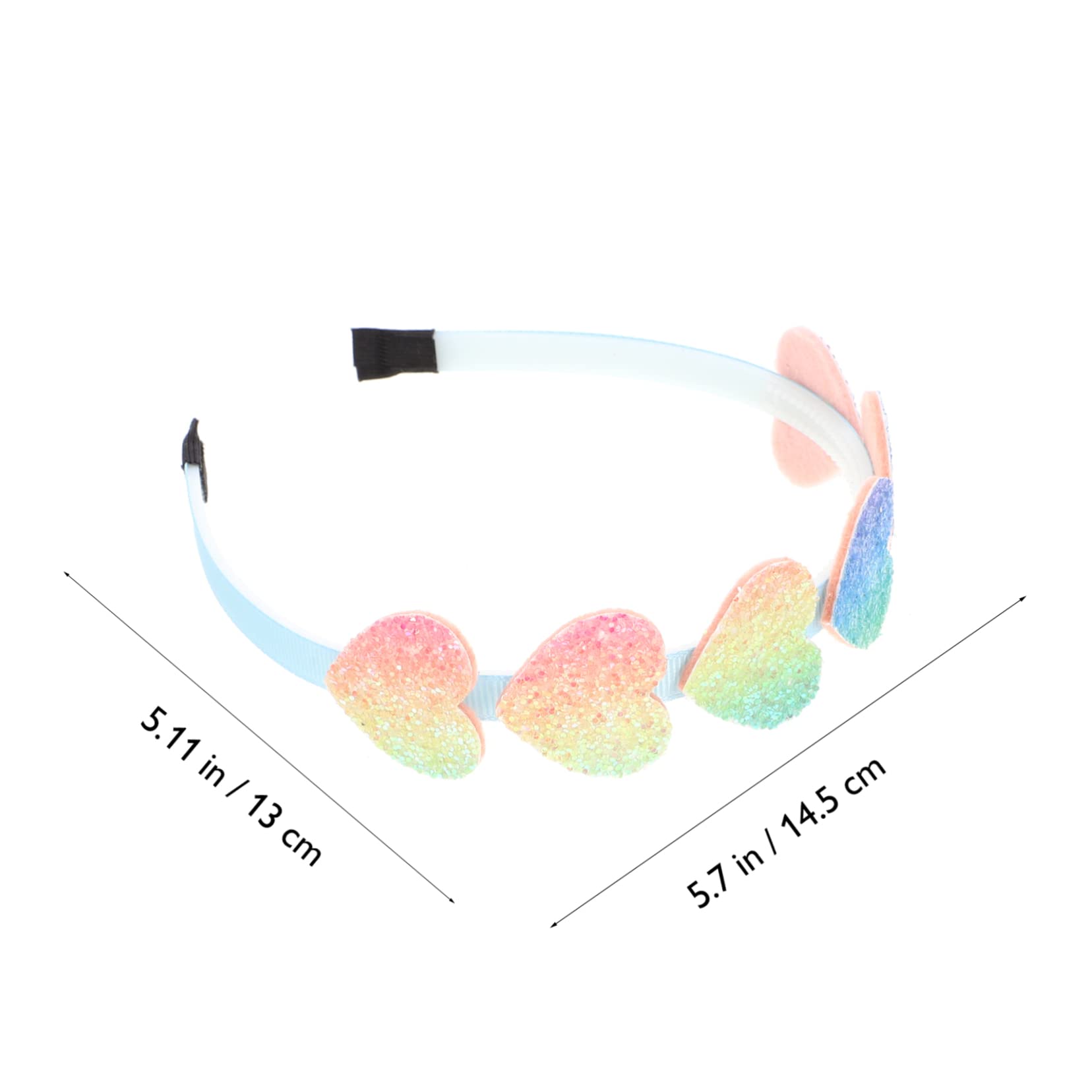 minkissy 24pezzi Cerchietti Colorati Per Bambine Con Cuori e Stelle Da Accessori Per Festivi Perfetti Per Compleanni e Foto Di Famiglia