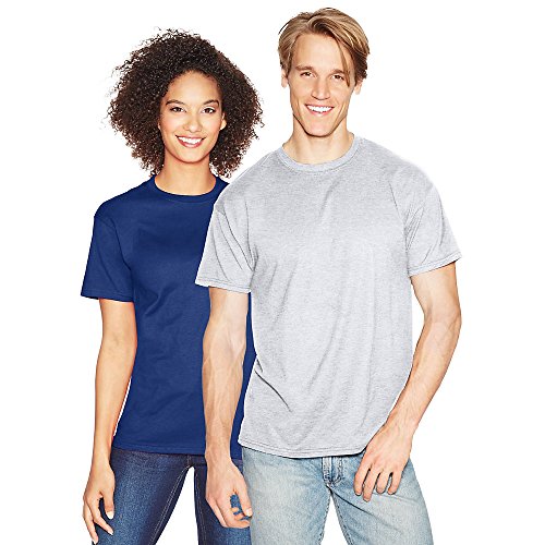 Image of Hanes Men's X-Temp Performance T-Shirt (Light steel, 3XL)