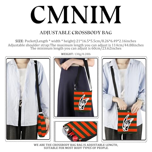 CMNIM Horror Movie Merchandise Gifts Character Crossbody Bag Movie Inspired Shoulder Scary Killer Lover2