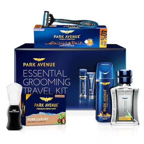 Park Avenue Essential Grooming Collection 7 in 1 Combo Grooming Kit for men