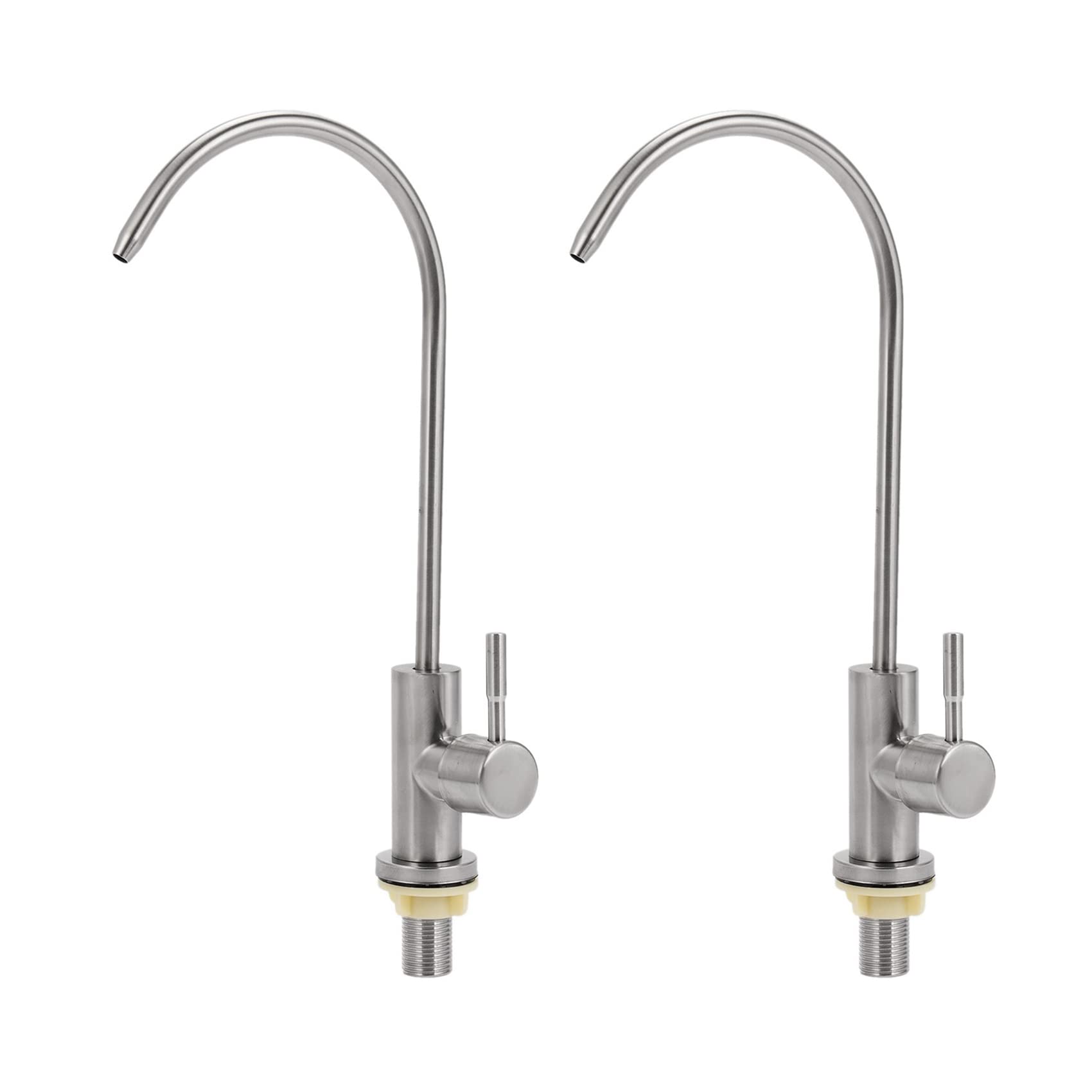 Hndhbfgrt 2X Kitchen Direct Drinking Water Filter Tap 304 Stainless Steel Ro Faucet Purify System