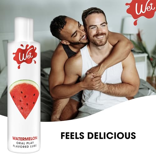 Image of Wet Juicy Watermelon Edible Lube, Condom Safe, Sugar-Free, 9 Fl Oz