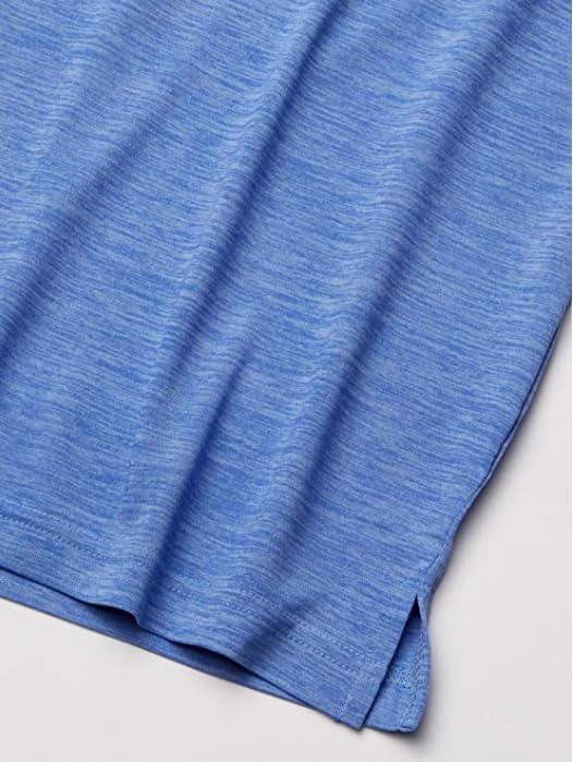 State Print Golf Shirt for Men – Men’s University Polo Moisture Wicking Dry Fit Performance Short Sleeve Regular Fit (US, Alpha, Small, Regular, Regular, Sky Blue Heather, Florida)4