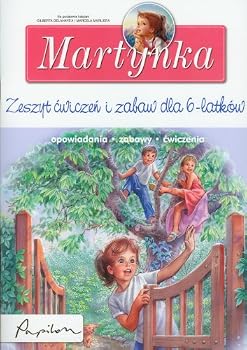Paperback Martynka Zeszyt cwiczen i zabaw dla 6 latków [Polish] Book