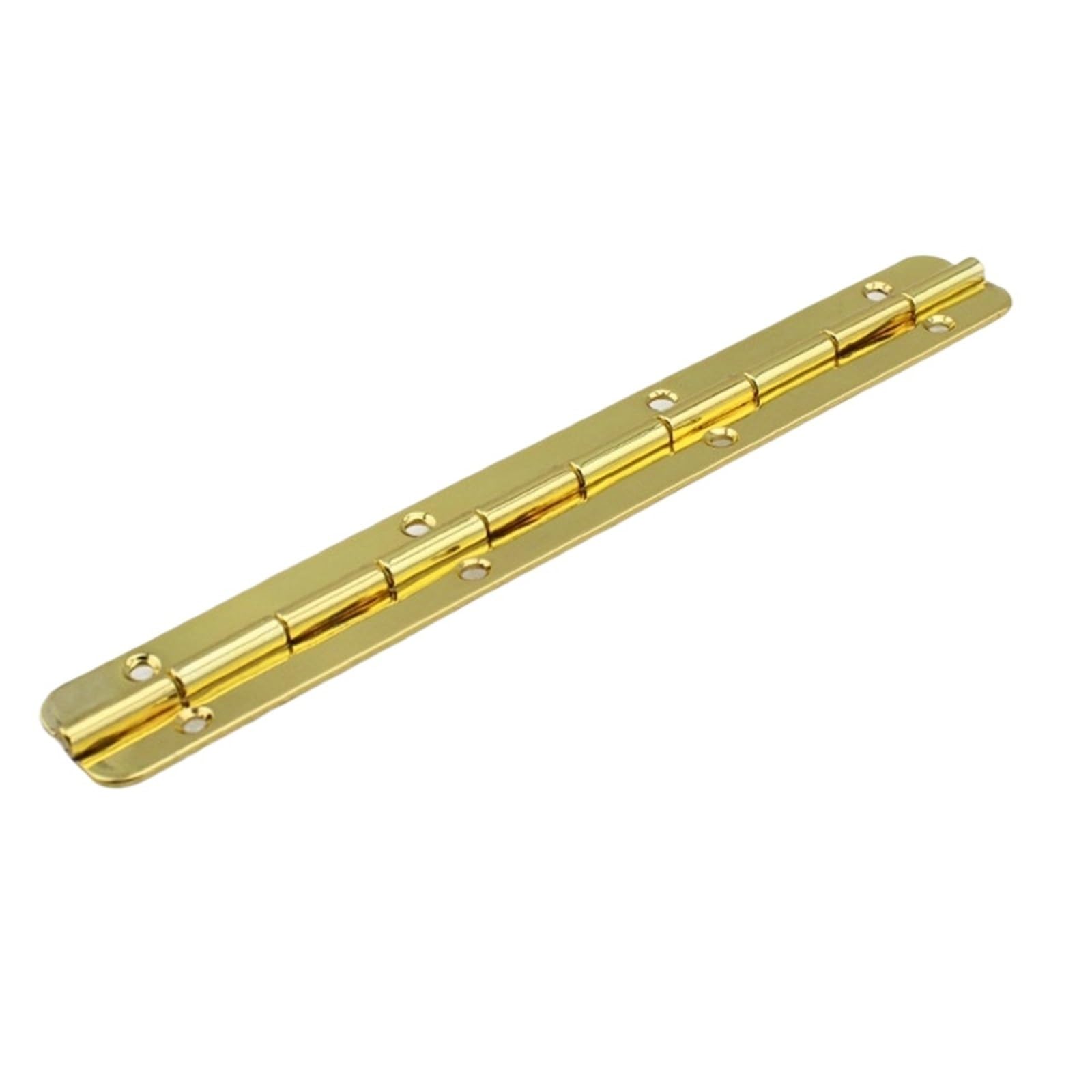 Bisagras de piano de alta resistencia, Bisagra de piano de hierro dorado plateado 125 mm x 18 mm 13 piezas for gabinetes de cocina y pianos(Golden)