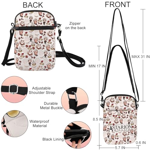 JNIAP BG3 Astarion Crossbody Bag BG3 Astarion Gifts Property Of Astarion Gifts Astarion Merchandise Astarion Shoulder Bag2