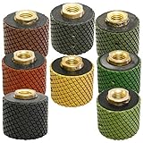 2' 2 Inch Diamond Wet Polishing Drum Wheel 9 Pieces stone granite marble glass concrete sink hole...