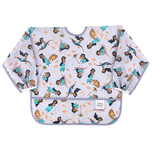 Image of Bumkins Sleeved Bib for Girl or Boy, Baby and Toddler for 6-24 Mos