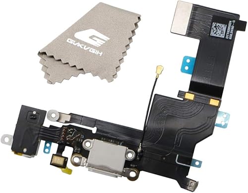 Miniatura 7 de GVKVGIH - Puerto de carga de repuesto para iPhone 6, puerto de carga de repuesto para iPhone 6 (6 negro)