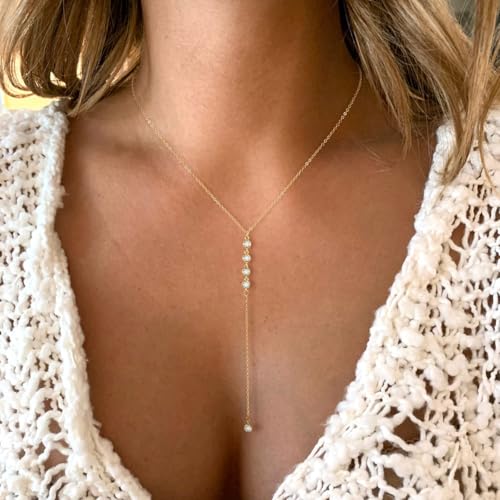 Gold Necklace for Women, Cuba Chian Necklace, Layered Chains Necklace, Ideal for Special Occasions, Daily Wear, Wear Alone or Stacked on Summer Beach, Multiple Style