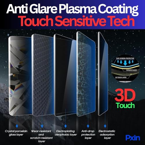 Image of Pxin Anti-Glare Screen Guard compatible with BMW Z4 Car Infotainment| Matte Finish | Scratch Resistant | 4K HD Clarity | Fingerprint & Smudge Proof