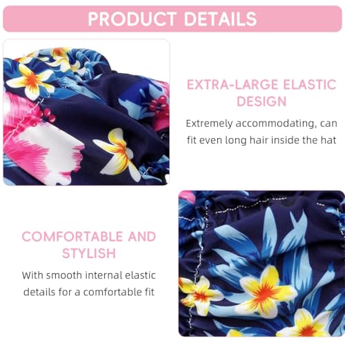 Image of Proberos Swimming Cap for Women, Premium Nylon Fabric Swim Cap, Long Hair for Dry Hair Swimming Head Cap Easy Fit, Keeps Hair & Ear Clean