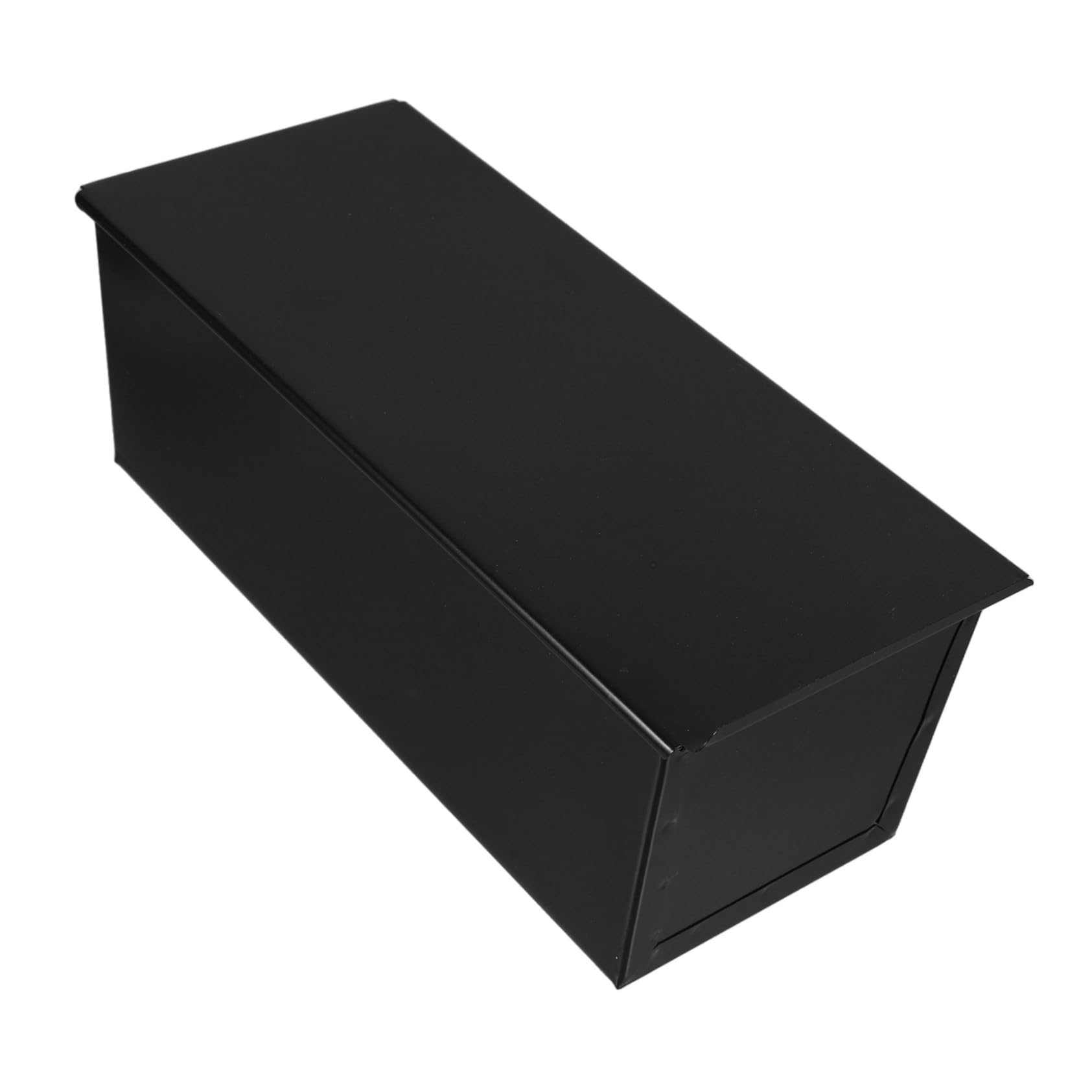 Homoyoyo Moule à Noir avec Couvercle Coulissant Plat à Gâteau Antiadhésif pour Cuisson Maison Résistance Haute Température