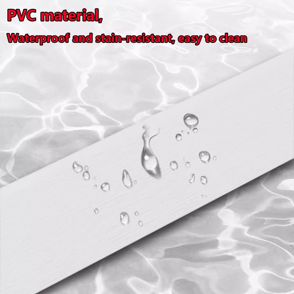 Protection d'angle murale en PVC en forme de L - Bande autocollante anti-collision pour plinthe de fenêtre, blanc - A-L 100 cm (39 cm)
