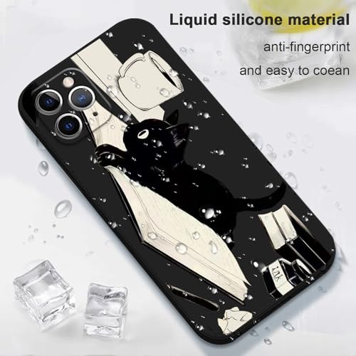 Coque silicone iPhone 11 Pro LEECG fine finition microfibre - 6
