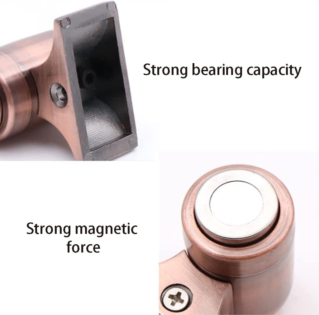 Magnetic Door Stop Fermaporta Magnetico In Metallo Da Pavimento In Acciaio Inossidabile Con Chiusura E Viti Montate