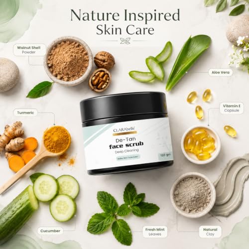 Image of Tan Removal Face Scrub (100gm) | Blackhead, Whitehead Remover, Dead Skin Remover, Detan Pack