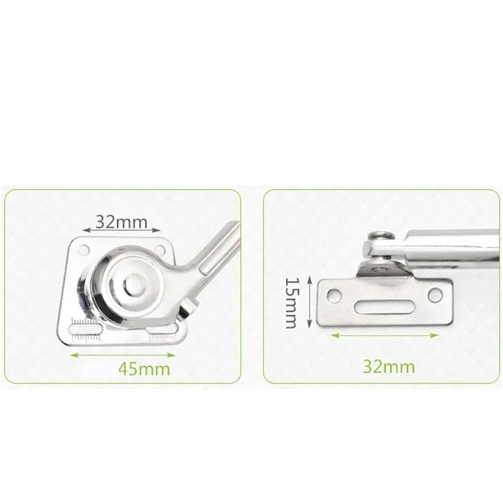 Charnière À Fermeture Douce, Support De Levage D'armoire, 2 Pièces