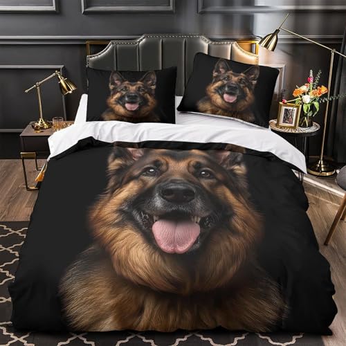 Parure de lit 220x240 microfibre respirante housse de couette 3D