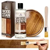 Wood Stain, Polyurethane Clear Wood Stain, 100ml Clear-Stain for Woods, Furniture, Cabinet, Fast Drying Woods-Stain, Protective Wood Finish Wood-Stains, Water Based Wood-Stains Sealer, Indoor Outdoor