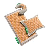 HECHA A MANO CON MATERIALES PREMIUM Y ECOLÓGICOS: Esta esterilla de acupuntura está fabricada de forma ética con lino, algodón y fibra de coco 100 % naturales, para una experiencia sostenible y segura para la piel. Elaborada bajo prácticas de cero residuos, nuestra esterilla de acupresión con certificación OEKO-TEX garantiza durabilidad, confort y una elección consciente con el medio ambiente para tu rutina de bienestar.