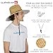 Quiksilver Men's Wide Brim Outdoor Lifeguard Straw Sun Hat, Twill, Large/X-Large