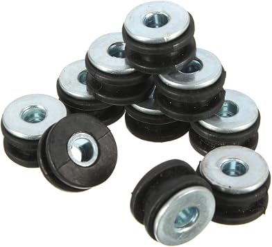 10 PCS Motorcycle Grommet Fairing Bushings Rubber Pressure Relief Cushion Motorcycle Replacement Parts