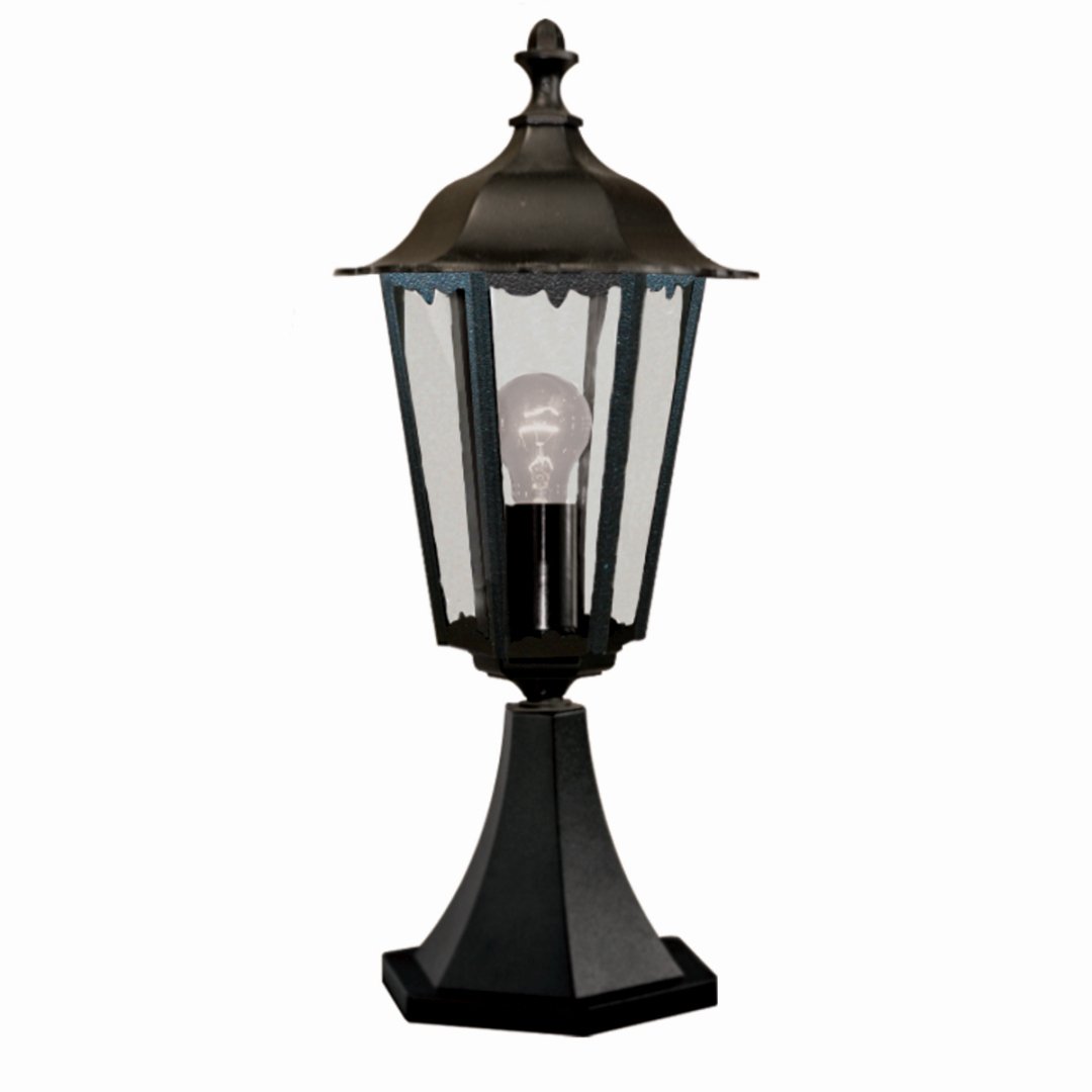 82503BK Alex Outdoor Uplight Post Lamp