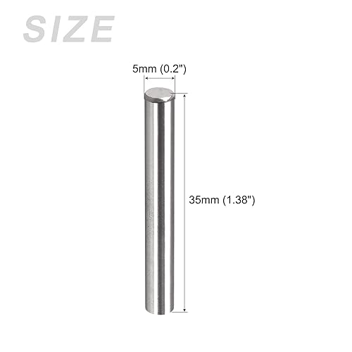 Miniatura 2 de Pasador de clavija (0.197 x 1.378 in), 15 unidades, clavijas de soporte de estante de acero inoxidable 304, elementos de sujeción - para