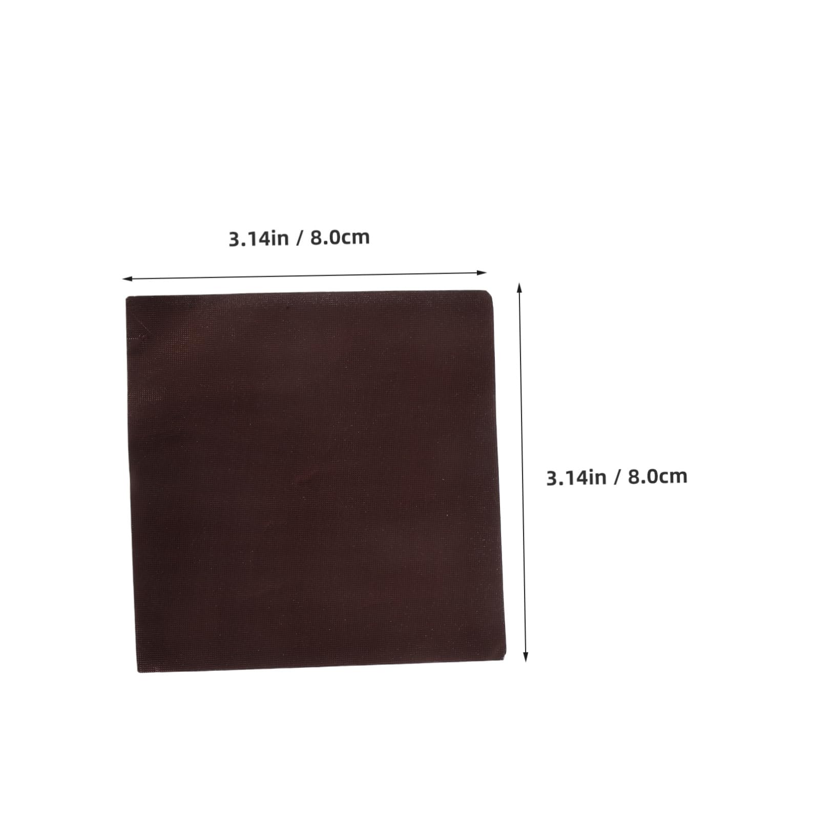 Cabilock 300pcs Chocolate Brown Foil Candy Wrappers Square Sheets for DIY Treats for Holiday Wedding Birthday Party Decorations and