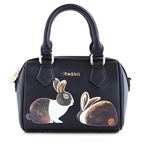 Sac Boston et Messenger rétro imprimé pour femme, petit sac à bandoulière chic