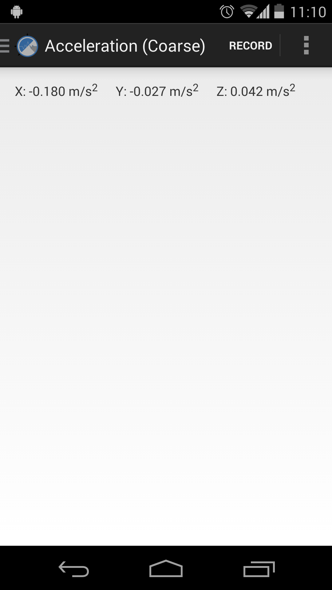Accelerometer - App on Amazon Appstore