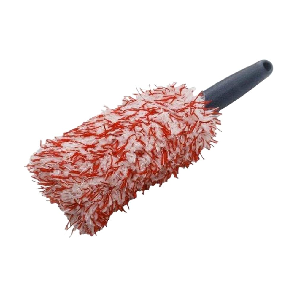 R6FA Ergonomic Rims Cleaner Brush Compatible With Automotive Exhaust Systems And Vents(Red)