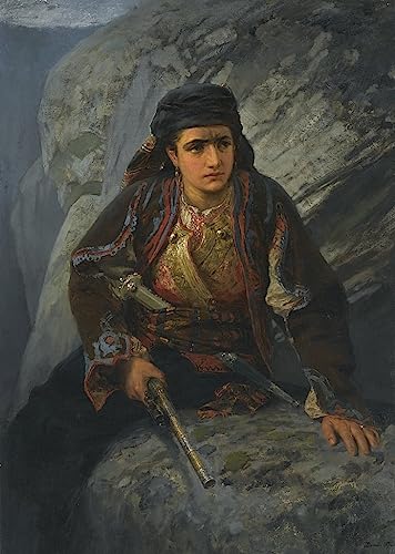 Lienzo de pared la vedetta de Polenov para transformar tu salón con arte clásico de 60x90cm