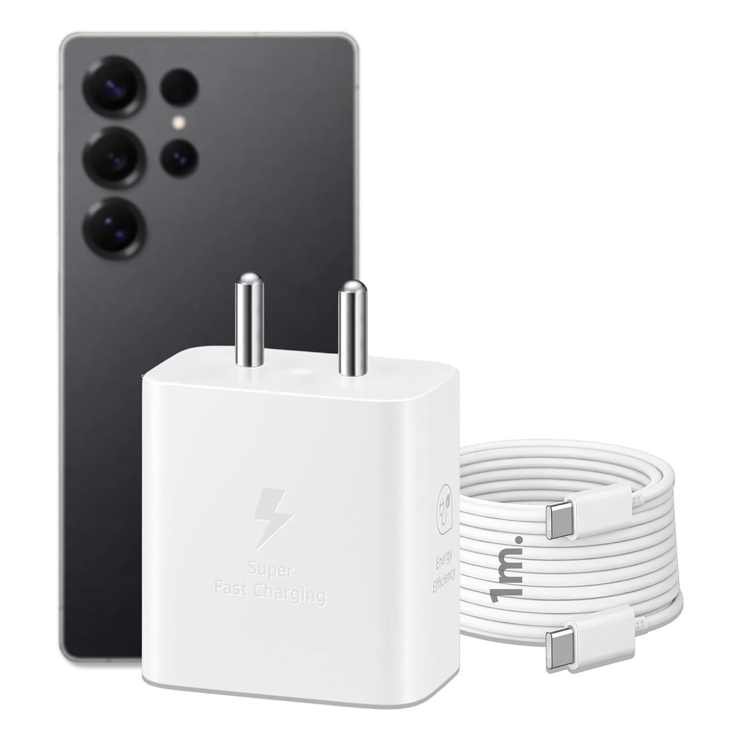 45W GaN Type C Super Fast Charger Compatible with Samsung Galaxy S/A/M/F/Z All Series,S26/S25/S24/S23/S22/S21 /Fe/Plus/Ultra/Z Fold/Z Flip & Other Device,Original BIS Certified Charger — Amazon image 2