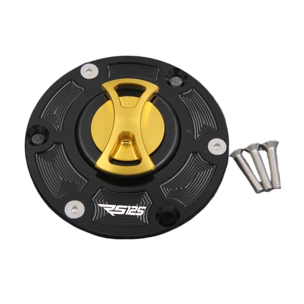 Per Apri&lia RS 125 RS125 (6 FORI) Tutti Gli Anni CNC Keyless Moto Carburante Coperchio Del Tappo Del Serbatoio Del Gas Accessori Per Moto tappo serbatoio moto
