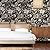 Wookmmy Vintage Dark Black Floral Peel and Stick Wallpaper Botanical Flower Waterproof Removable Self Adhesive Vinyl Contact Wall Paper for Bedroom Bathroom 17.7" X 124"