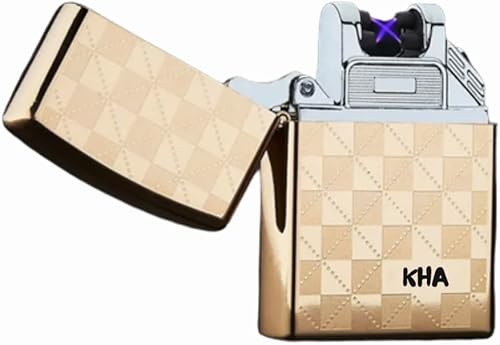 Miniatura 4 de KHA Encendedor eléctrico recargable por USB, encendedor resistente al viento con indicador de batería (dragón negro)