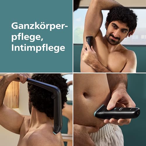 Philips Bodygroom 5000 für Herren – mit Dreifachschutz-Rasiersystem, elektrisch trimmen und rasieren im Intimbereich… – Ansicht 2