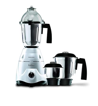 (Renewed) Morphy Richards Icon DLX 750-Watt Mixer Grinder (Silver)