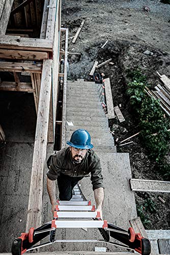 Little Giant Ladders, Dark Horse, M17, 9-15 foot, Multi-Position Ladder, Fiberglass, Type 1A, 300 lbs weight rating, (15147-001)
