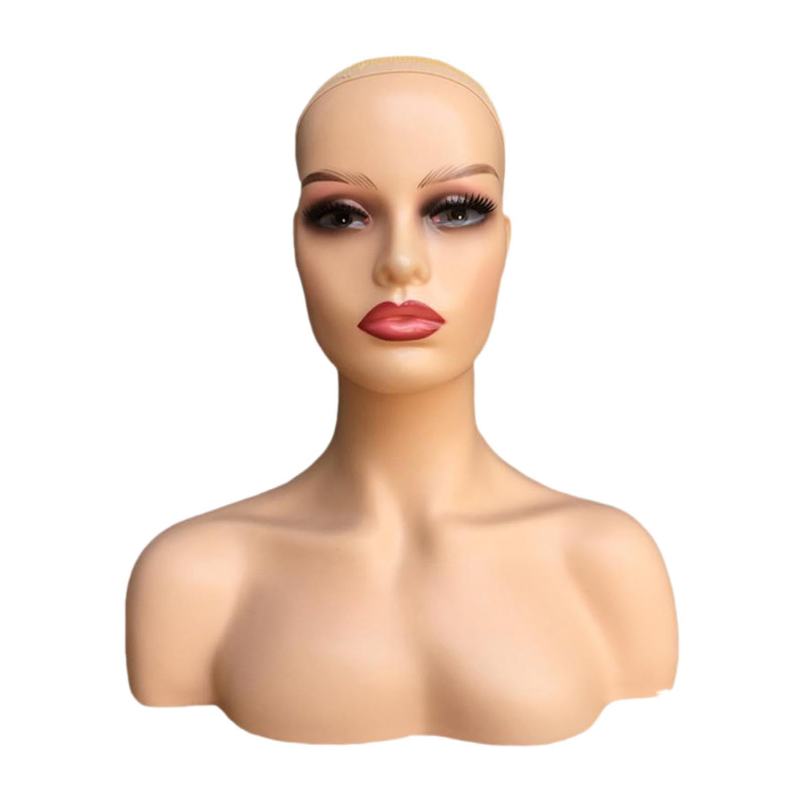 Busto para pelucas que evita enredos y organiza tus collares sin ocupar espacio 8