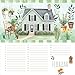 Alpha Edition - Home & Garden Birthday Calendar 2026 - Everlasting Wall Calendar 23 x 23 cm, Stylish Design on Sustainable Paper, with Space for Birthdays & Anniversaries, Organisation Aid