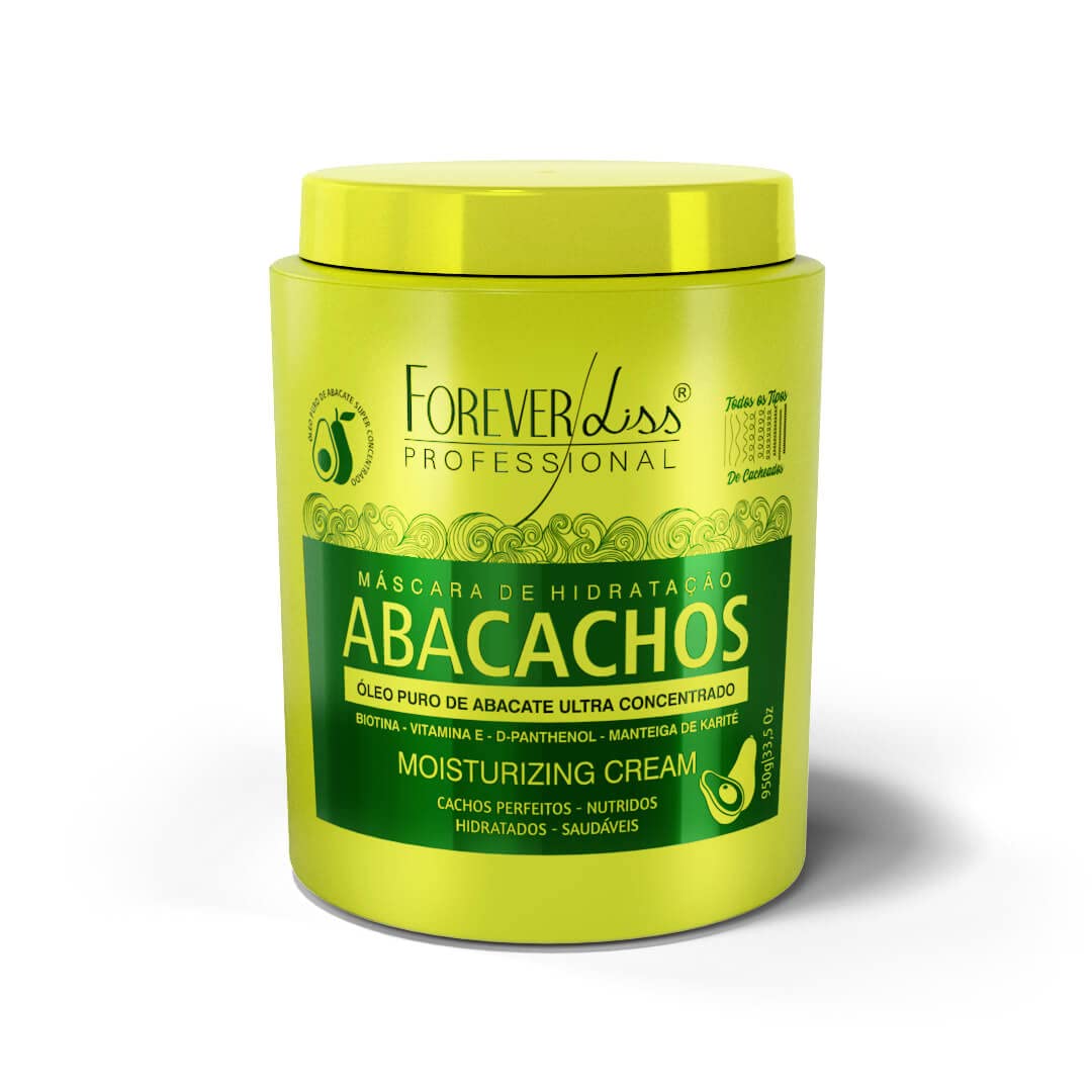Forever LissLinha Abacachos - Mascara de Hidratacao 950 Gr - (Abacachos Collection - Moisturizing Mask Net 33.51 Fl Oz)