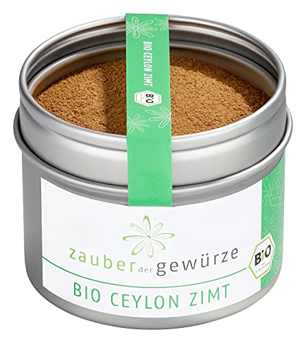 Zauber der Gewürze Ceylon Zimt BIO gemahlen, Zimtpulver, 100% natürlich ohne Zusätze, wenig...