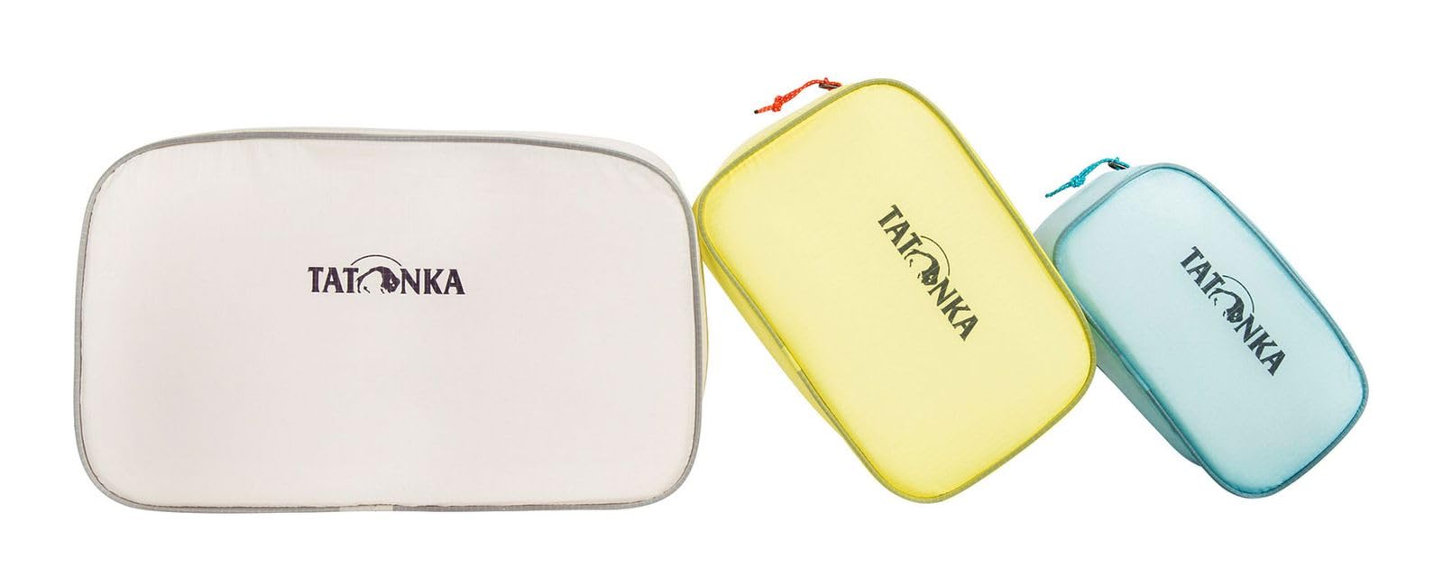 Tatonka SQZY Zip Bag (2L // 4L or 8L) - Ultralight Pack Sack with Zip - Ideal for Sorting Travel Luggage - PFC-Free