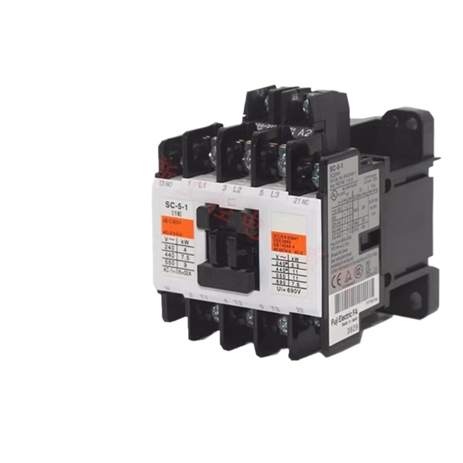 HKYPCOKVK AC Contactor SC-N1 SC-N2 SC-N2S SC-N3 SC-N4 SC-N5A SC-N5 SC-5-1 AC110V AC220V AC380V(Ac380v,SC-5-1)