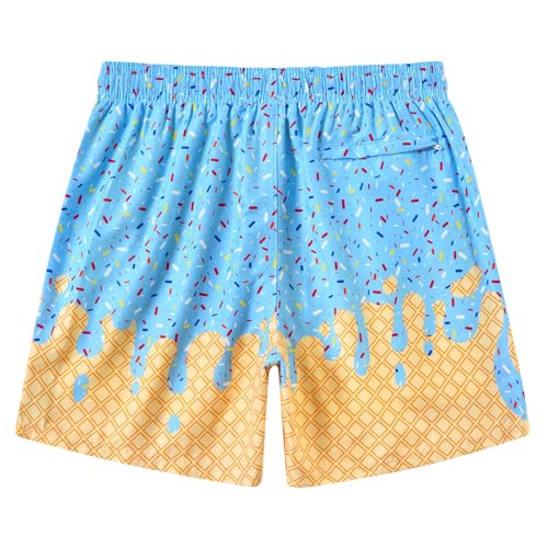 westwolf Men Swim Trunks 5.5 Inch Board Shorts 2 in 1 Swimwear with Compression Liner2