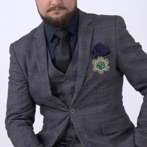 Image of Rhinestone Snowflake Brooch Pin for Women Sparkly Flower Corsage Lapel Pin Vintage Floral Suit Jacket Brooch Pin Jewelry for Women Men Birthday Gifts