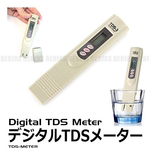 Amazon | Rebias TDS メーター 水質テスター 浄水器 性能確認 水の